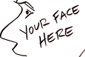 your face here