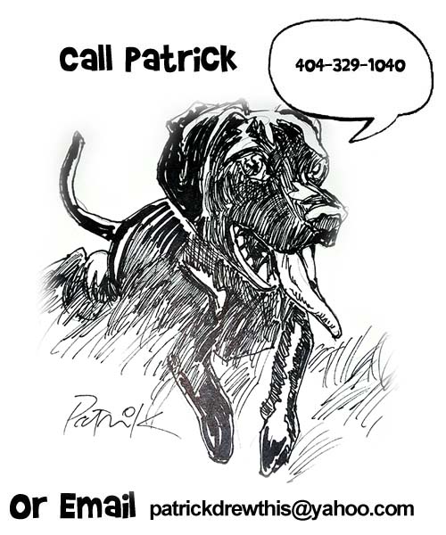 contact information for Caricature Artist in Atlanta, Patrick Trujillo